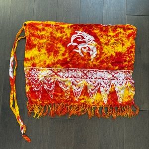 Swimsuit cover up wrap